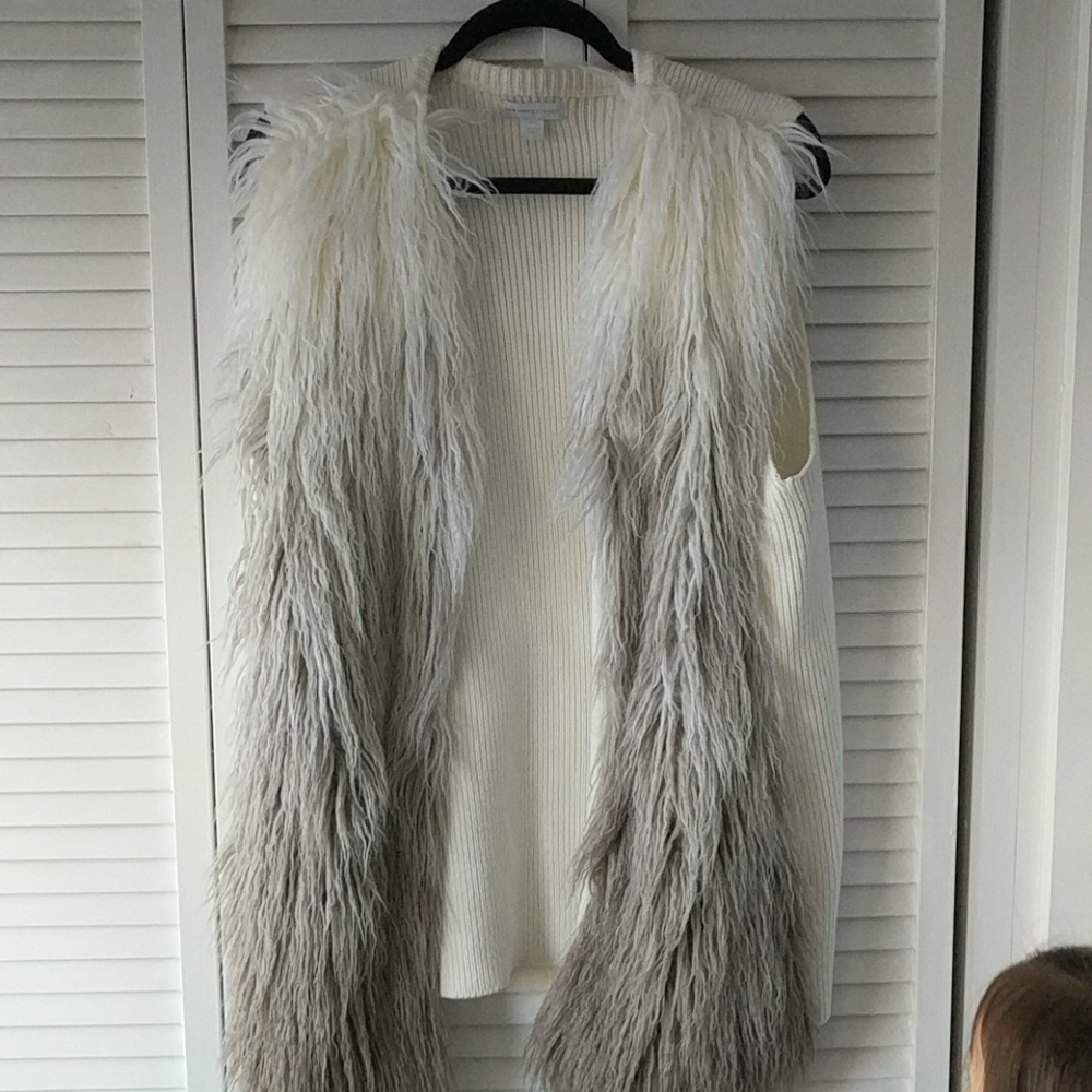 Faux fur vest